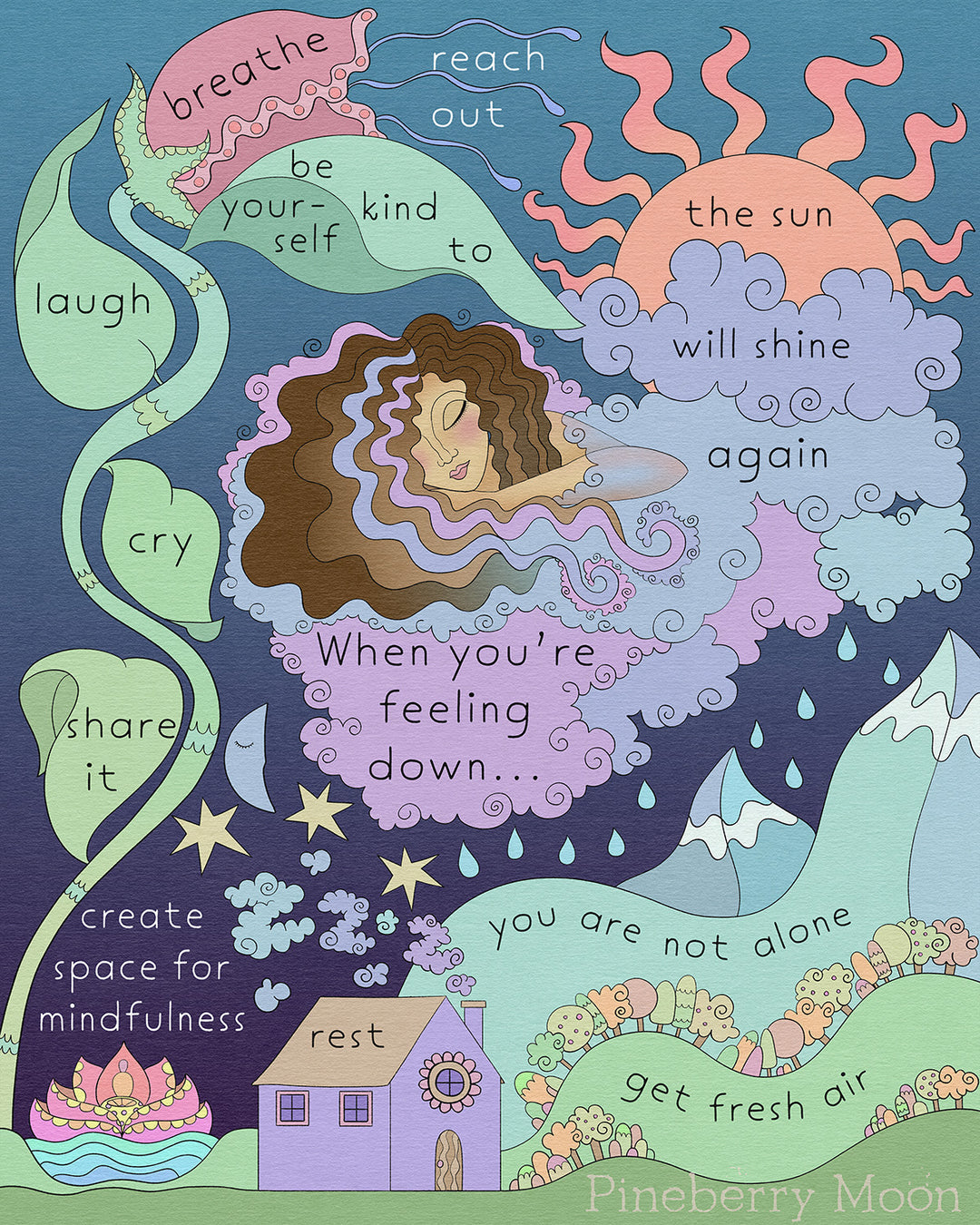 Feeling Down, Art Print