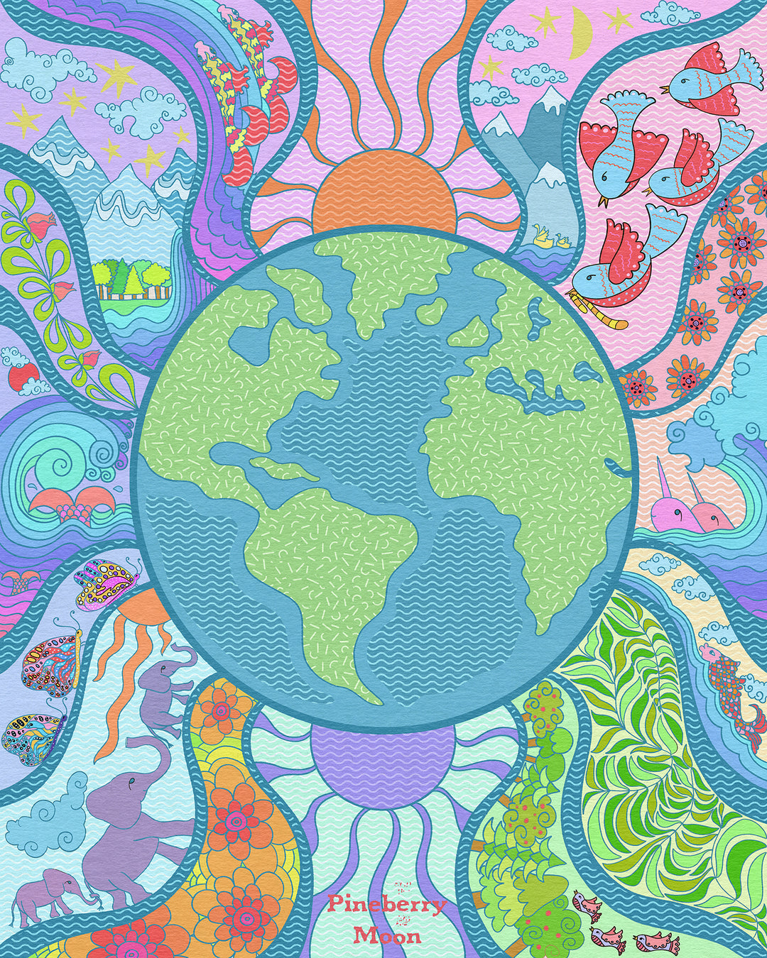 Earth, Art Print