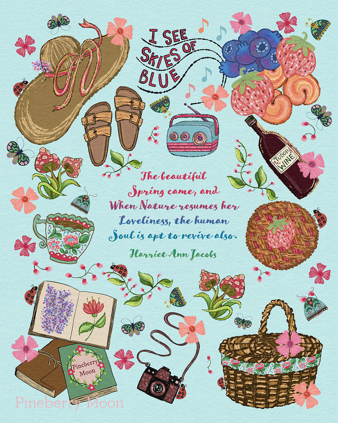 Picnic, Art Print