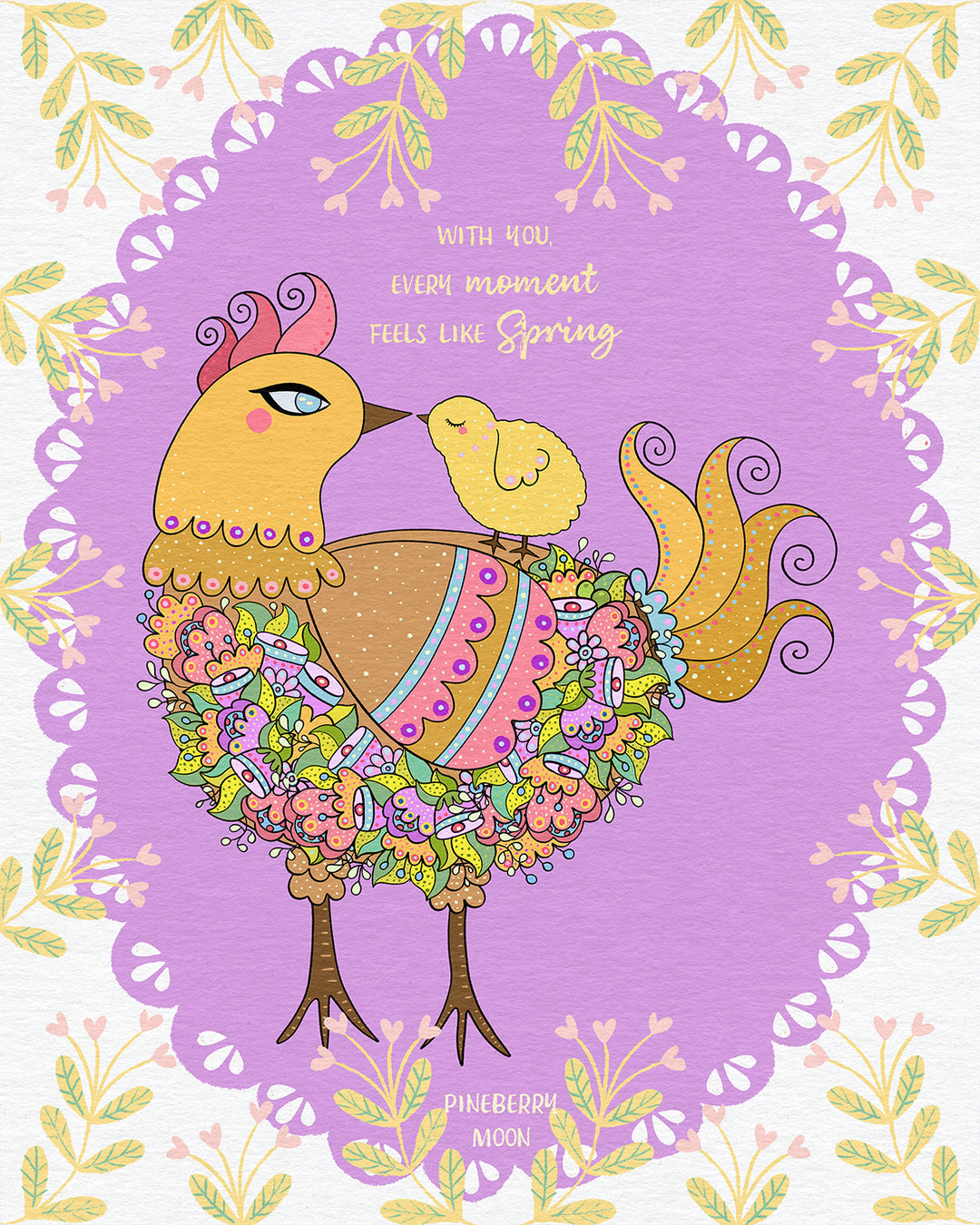 Spring Chick, Art Print