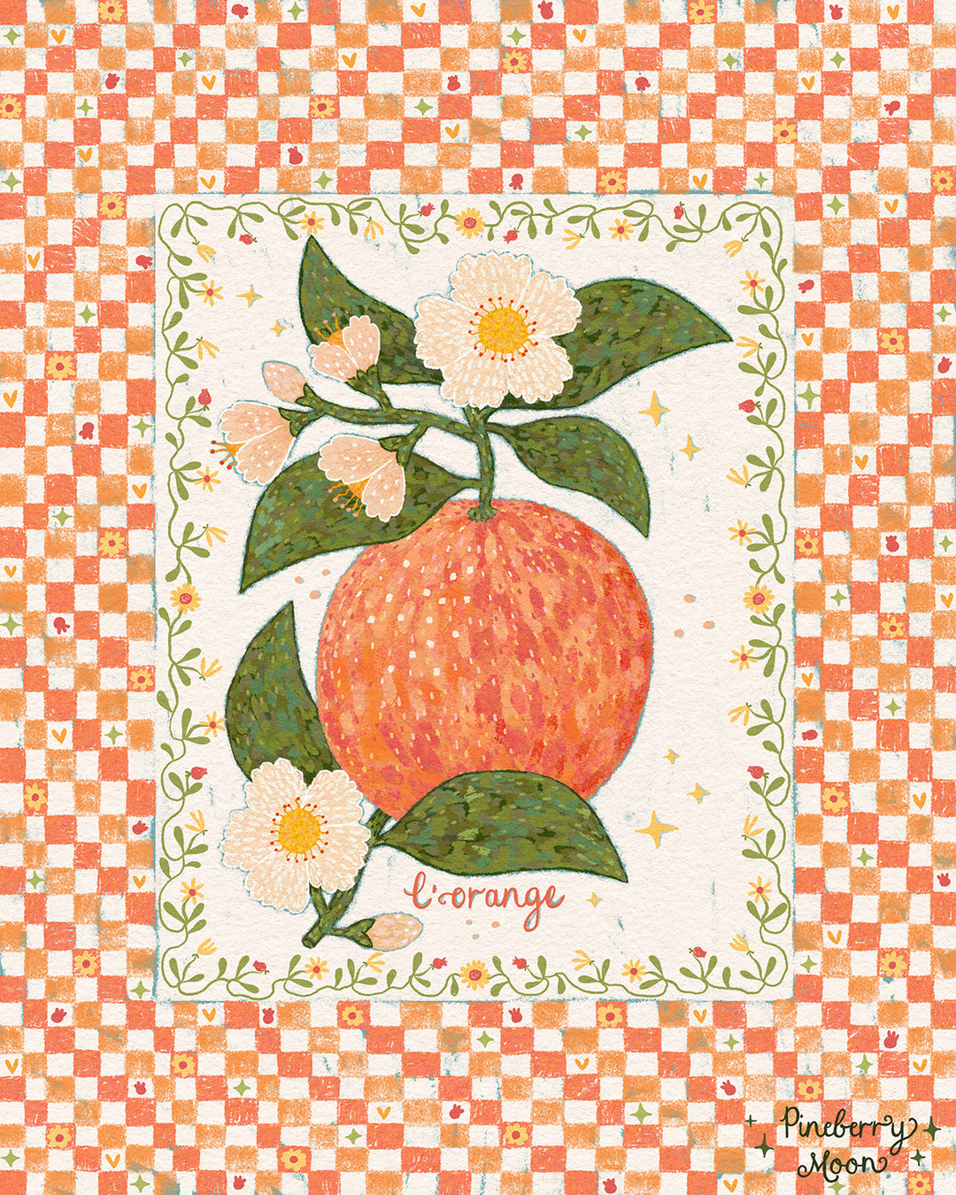 L'orange, Art Print