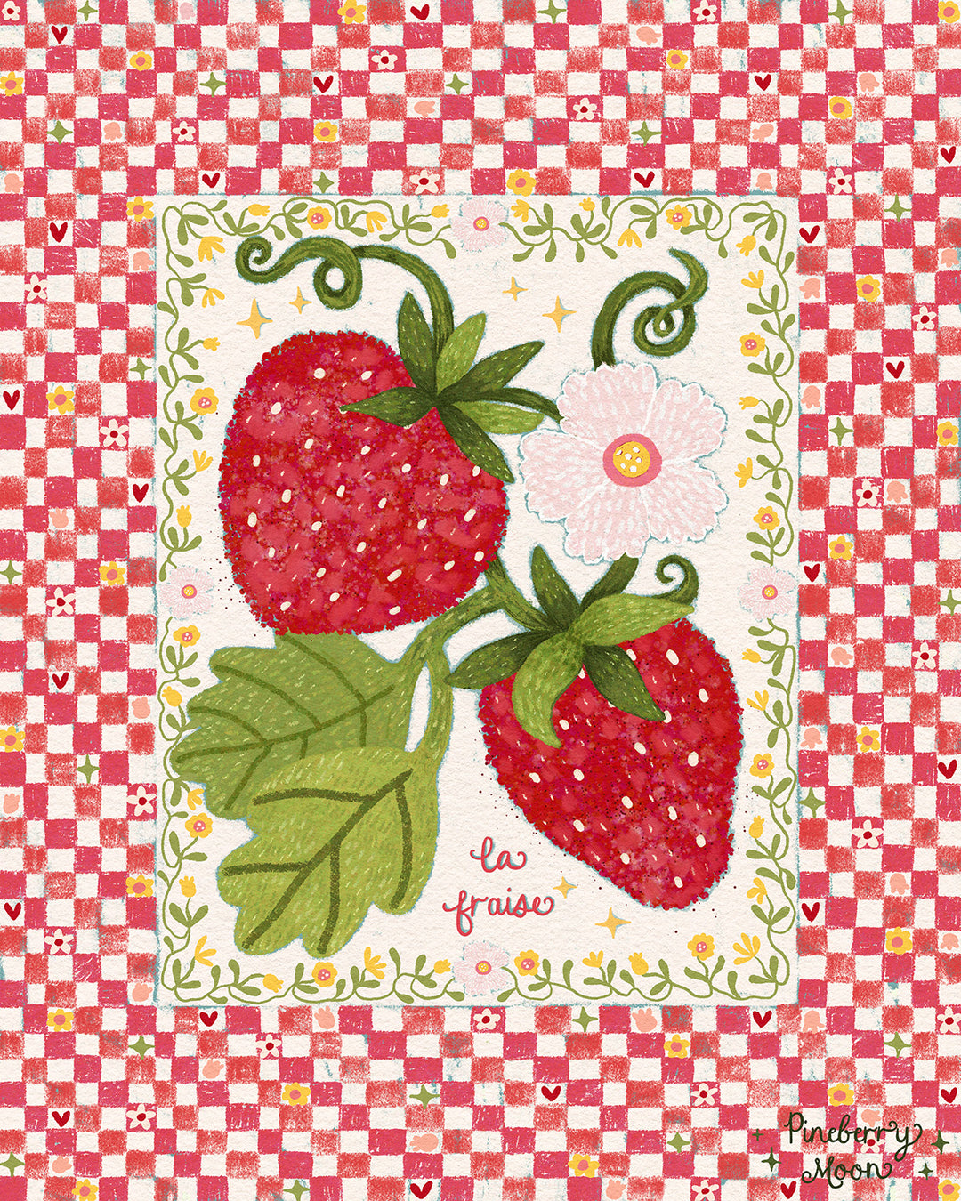 La Fraise, Art Print