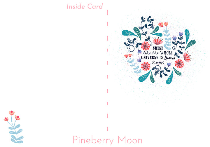 The Universe Is Yours, Empowering Greeting Card