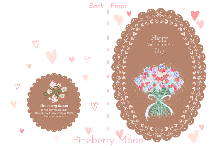 Bouquette, Valentine's Day Greeting Card