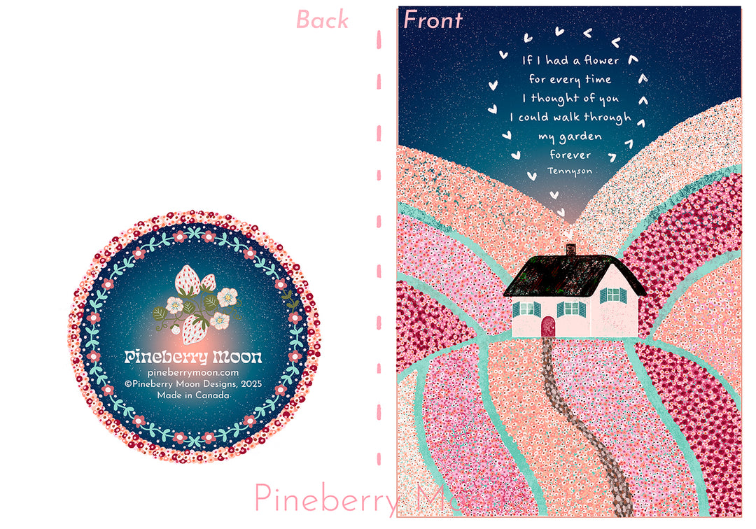 Tennyson, Love & Friendship Greeting Card