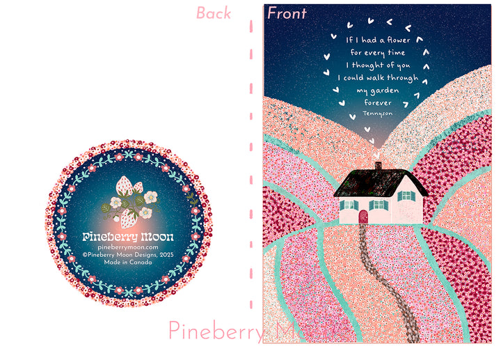Tennyson, Love & Friendship Greeting Card