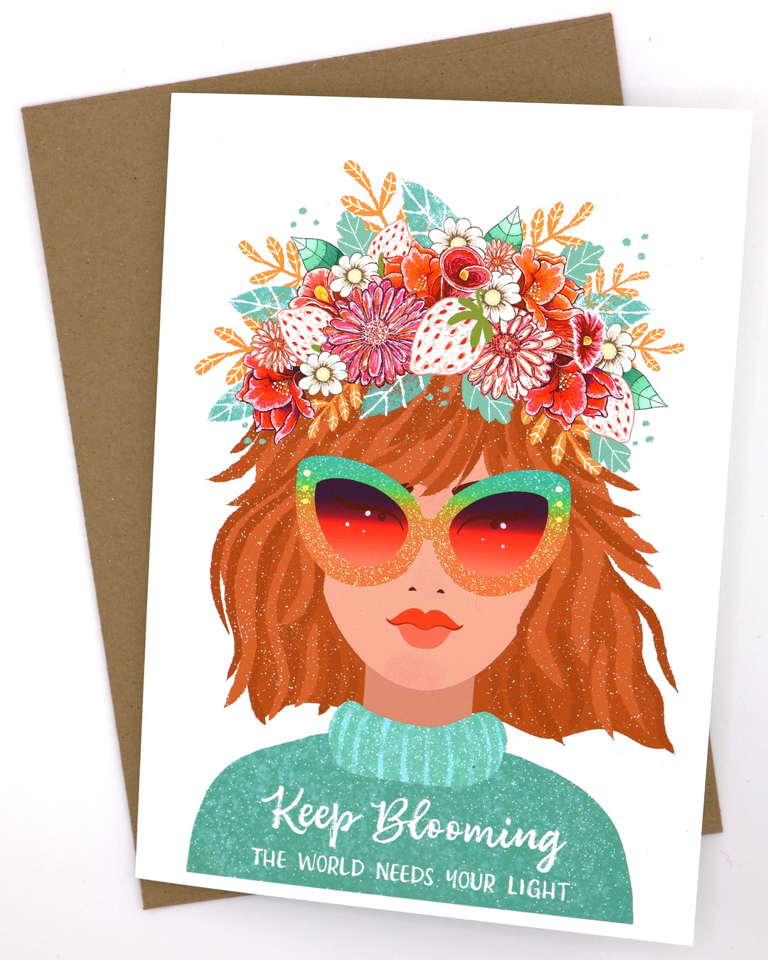 Keep Blooming, Greeting Card