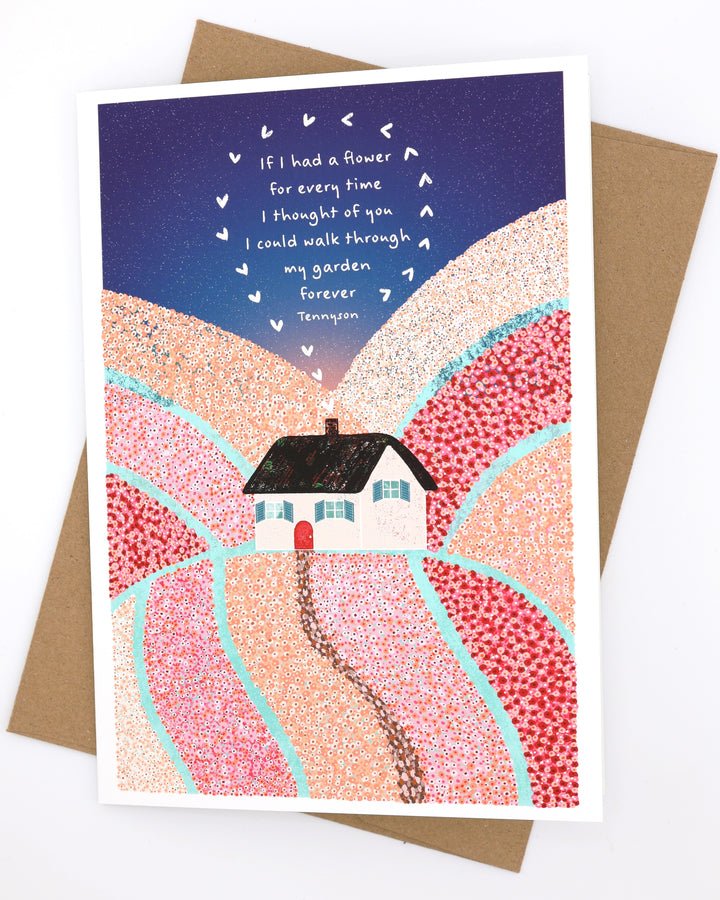 Tennyson, Love & Friendship Greeting Card