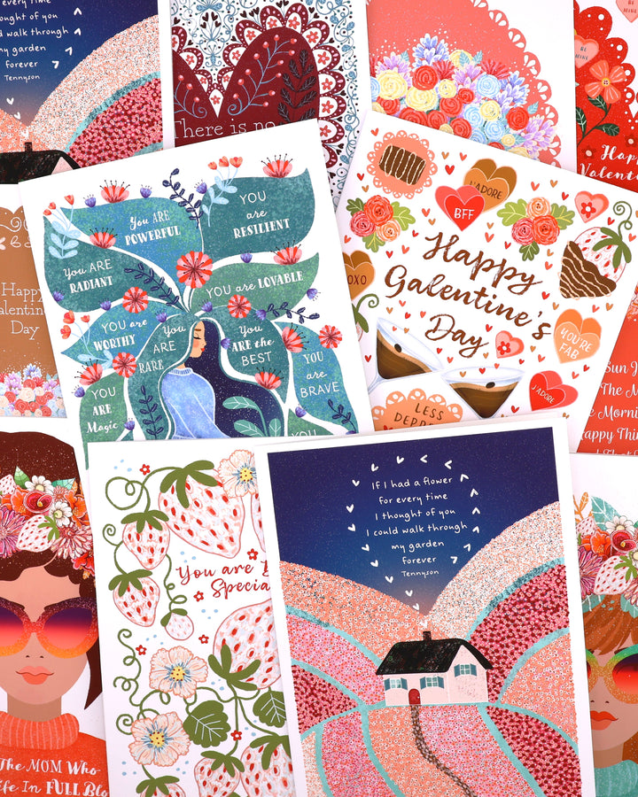 Bouquette, Valentine's Day Greeting Card