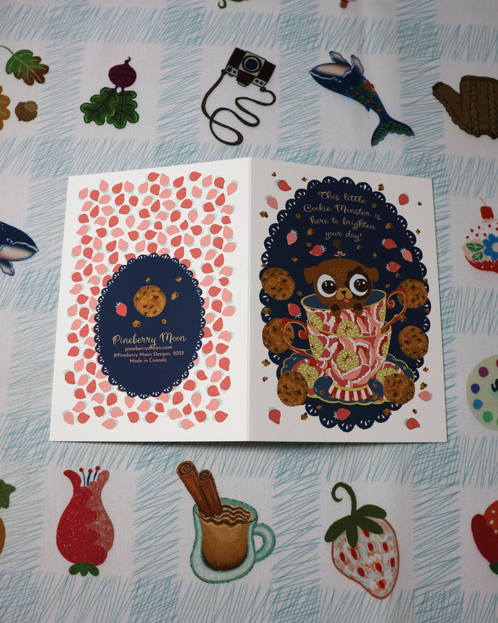 Cookie Monster, Greeting Card