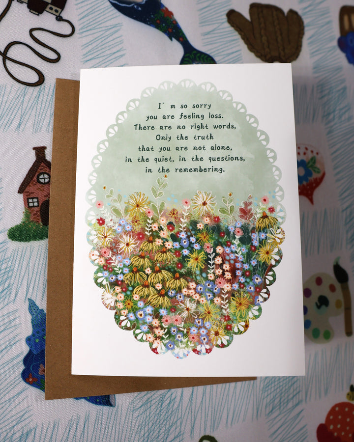 Loss, Sympathy Greeting Card