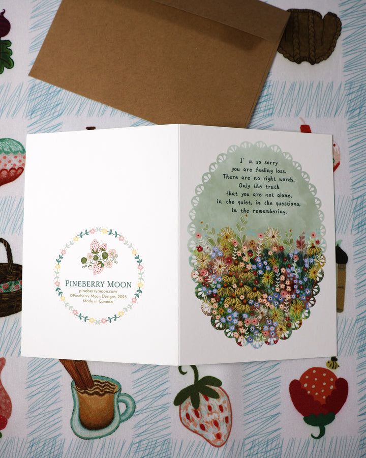 Loss, Sympathy Greeting Card