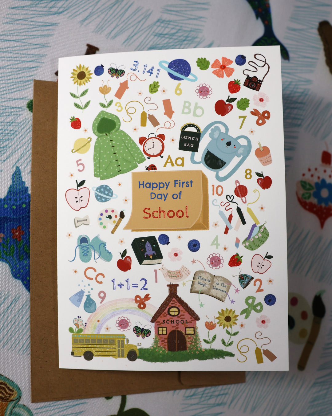 First Day Of School, Greeting Card
