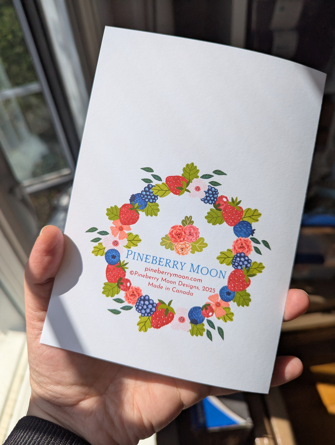 Berry Cake Birthday, Greeting Card