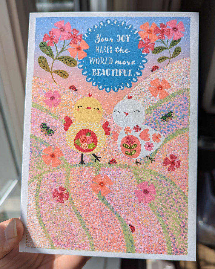 Your Joy Makes the World More Beautiful, Greeting Card