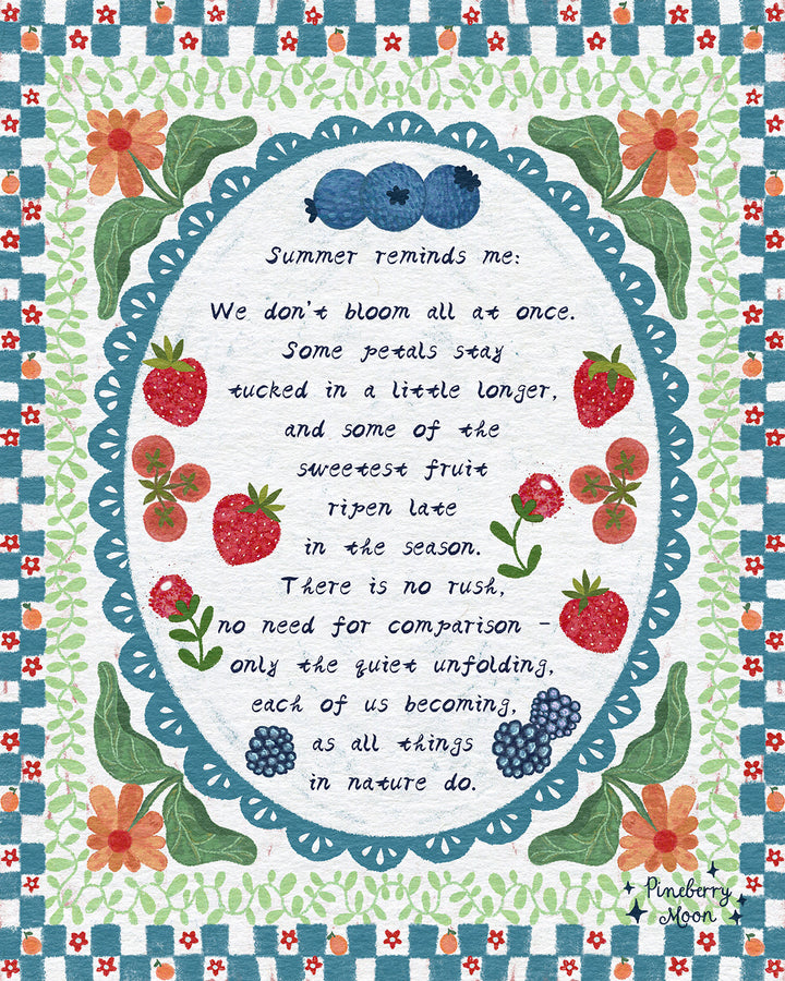 Summer Fruit, Art Print