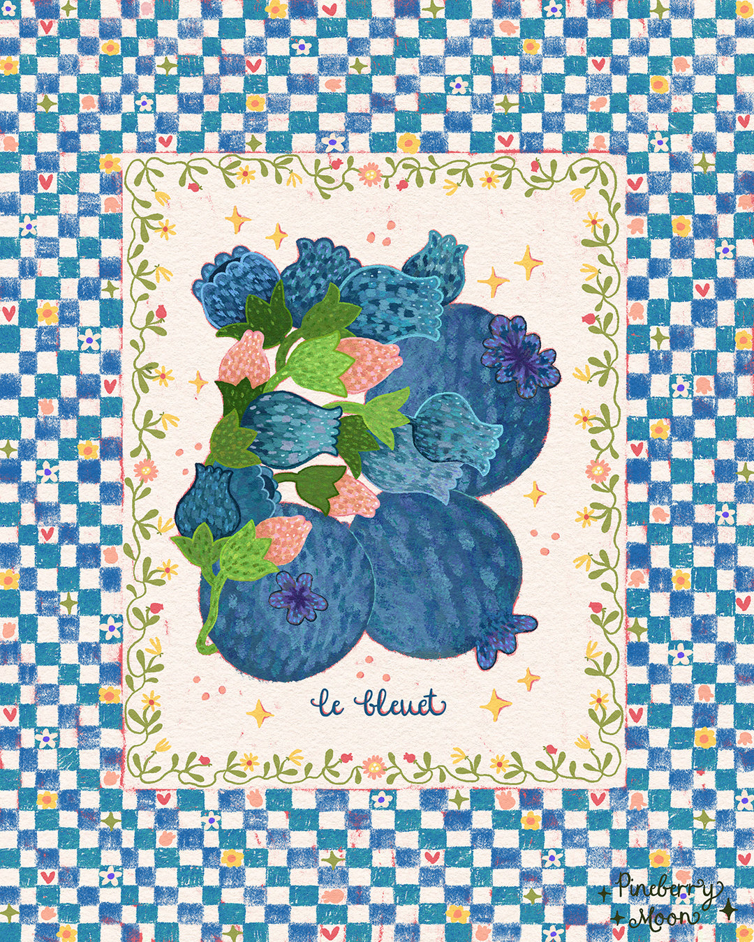 Le Bleuet, Art Print
