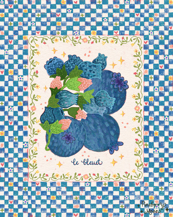 Le Bleuet, Art Print