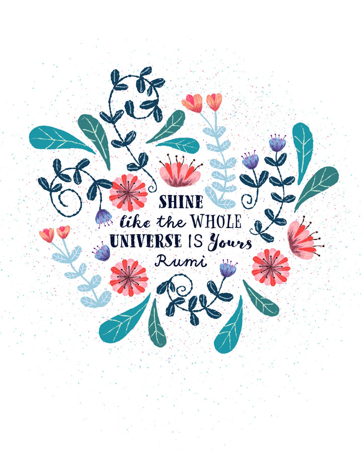 The Universe Is Yours, Empowering Greeting Card
